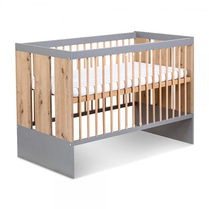 Patut copii din lemn KLUPS PAULINE Graphite Dab    