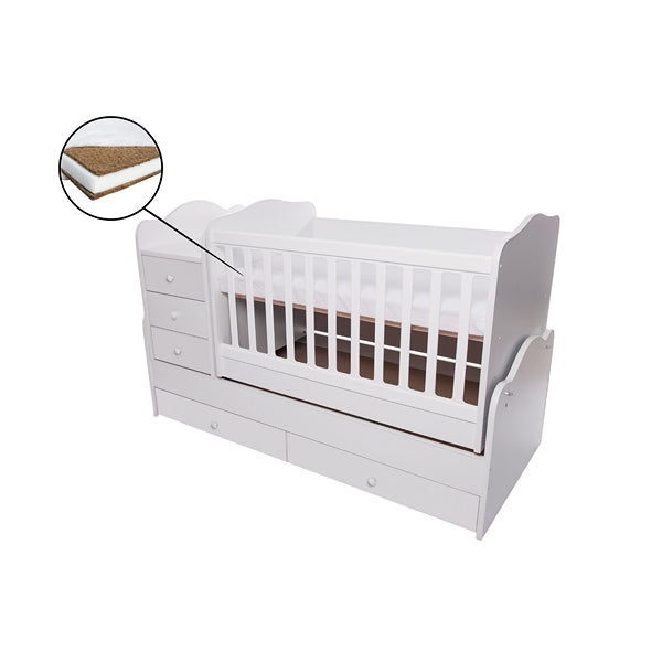 Patut transformabil VESSANTI Touring - Alb