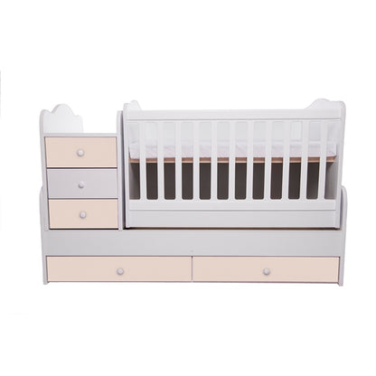 Patut transformabil VESSANTI Touring - Alb cu Bej