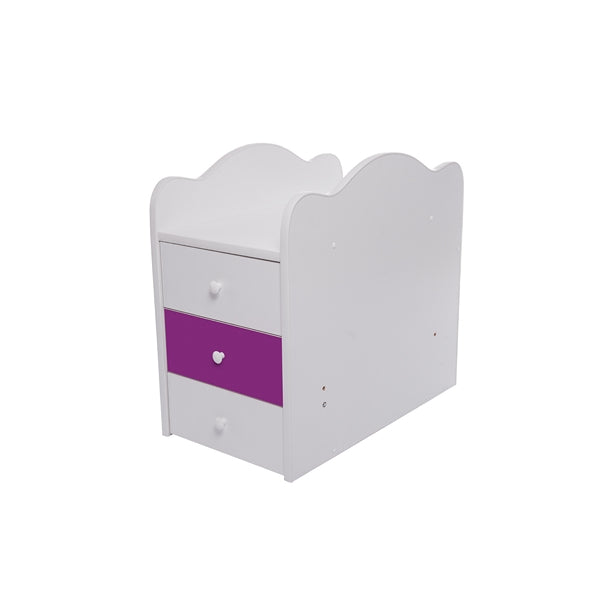 Patut transformabil VESSANTI Touring - Alb cu Violet