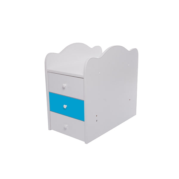 Patut transformabil VESSANTI Touring - Alb cu Albastru