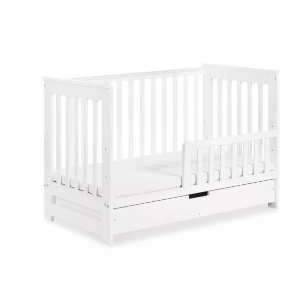 Patut lemn cu sertar Klups Iwo Alb