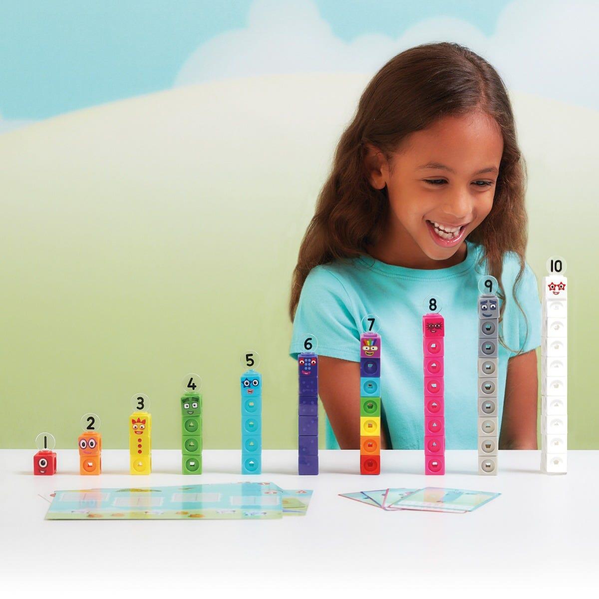 MathLink®Cubes Numberblocks in engleza Set de activitati de la 1 - 10