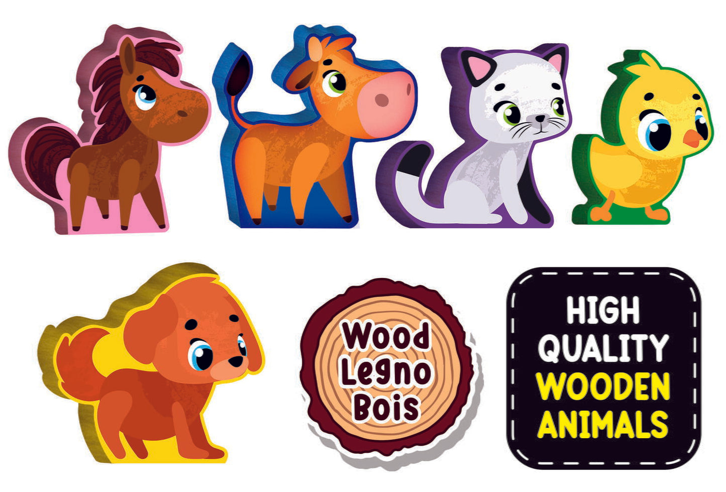 Joc Montessori - Distractie cu animalute