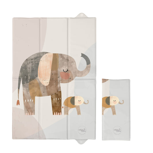 Saltea impermeabila schimbat Ceba baby Elephant Family 40x60