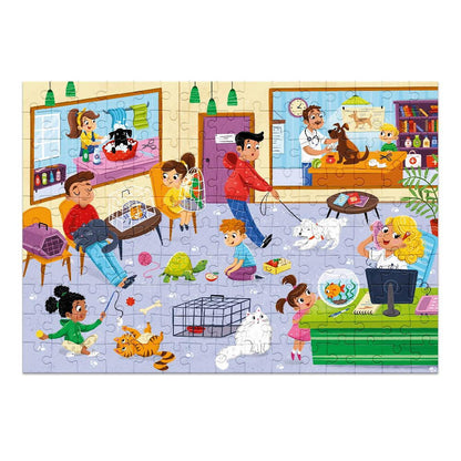 Puzzle meserii - Medic veterinar (150 piese)