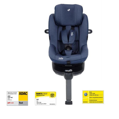 Joie - Scaun auto i-Spin 360° Deep Sea, 40-105 cm, testat ADAC si certificat R129