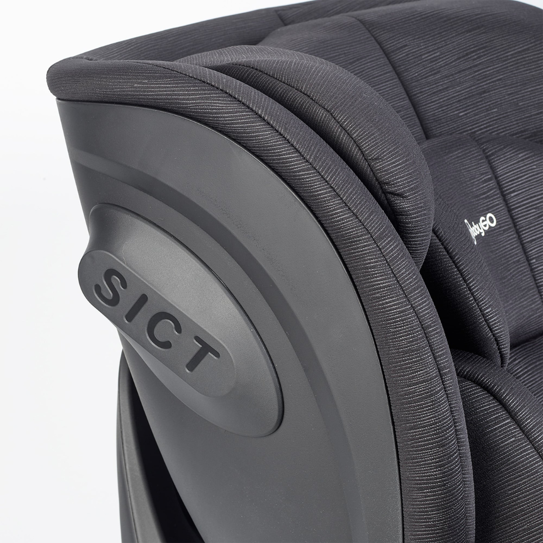 BabyGo - Scaun auto rotativ Prime 360, Black, 40-150 cm, certificat R129