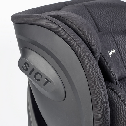 BabyGo - Scaun auto rotativ Prime 360, Black, 40-150 cm, certificat R129