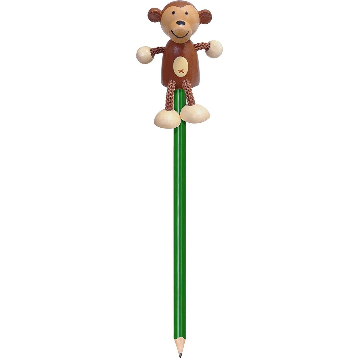 Creion cu figurina lemn Maimutica Fiesta Crafts FCP-5071