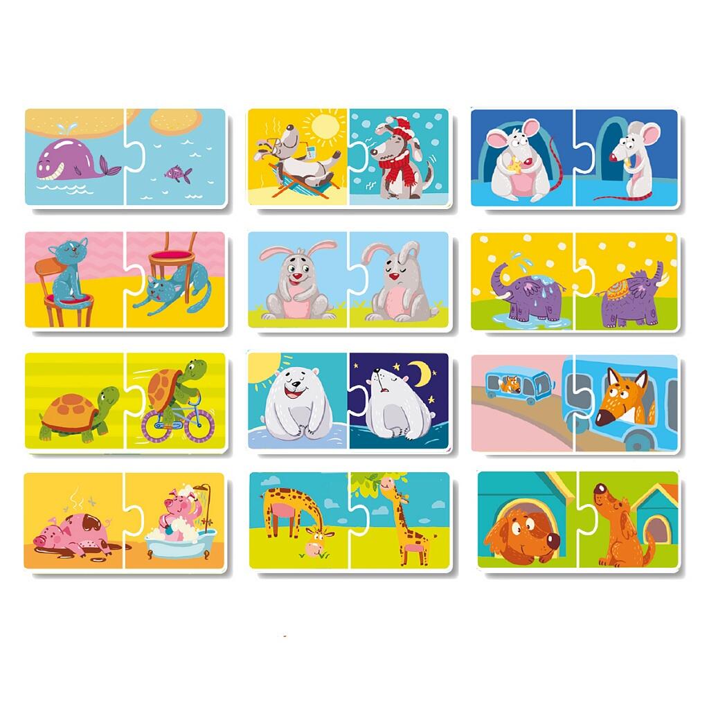 Duo Puzzle - Notiuni opuse (2 piese)