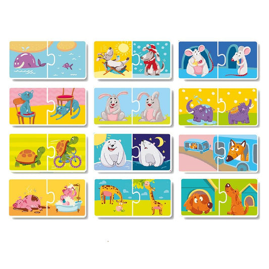 Duo Puzzle - Notiuni opuse (2 piese)