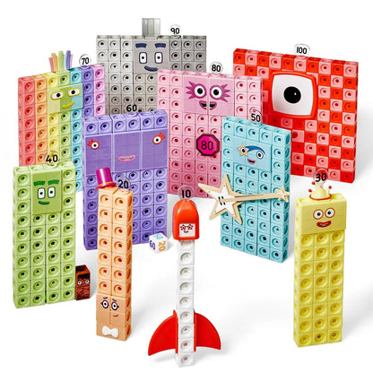 MathLink®Cubes Numberblocks Set activitati - Eroii cu Zero