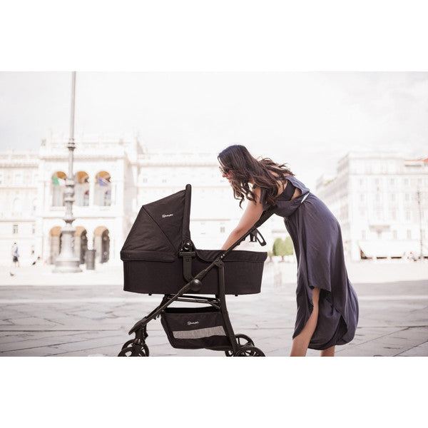 BabyGo - Carucior Style 3 in 1 Black