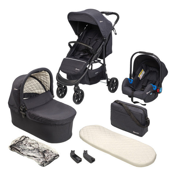 BabyGo - Carucior Style 3 in 1 Black