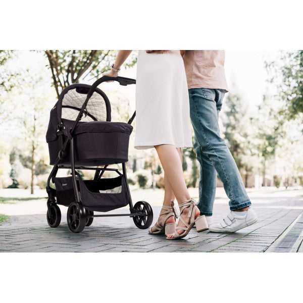 BabyGo - Carucior Style 3 in 1 Rosa