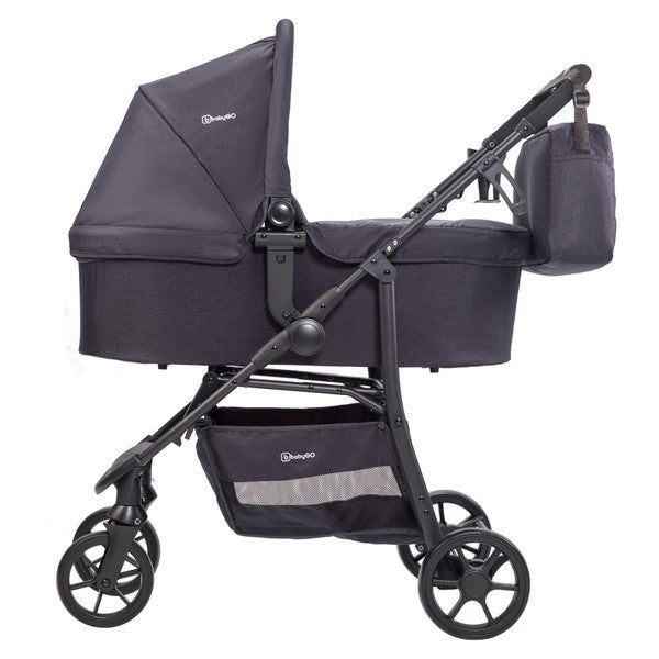 BabyGo - Carucior Style 3 in 1 Rosa
