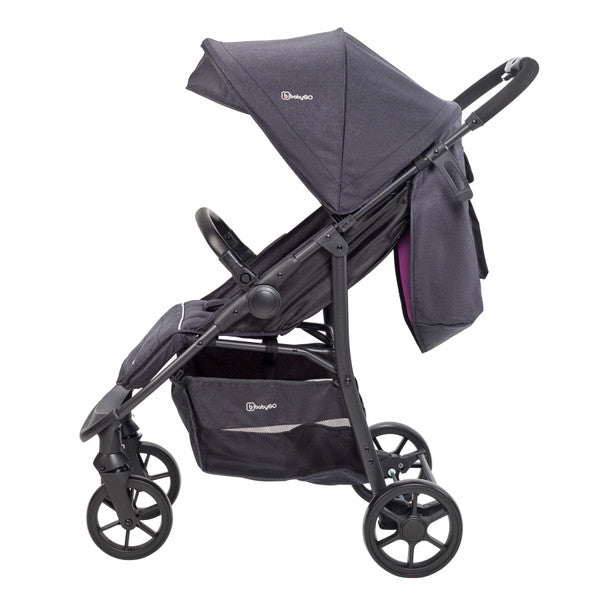 BabyGo - Carucior Style 3 in 1 Rosa