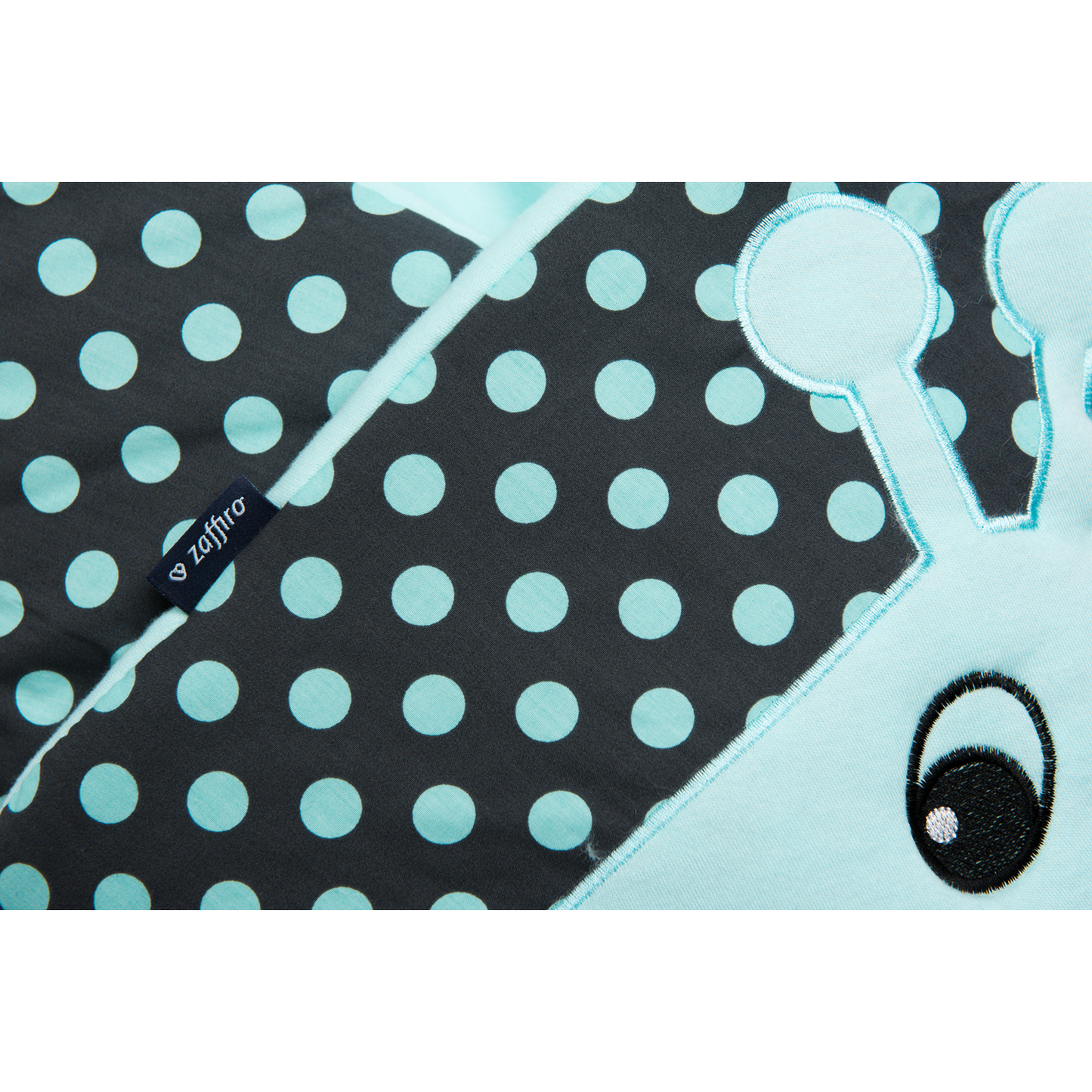 Paturica de infasat multifunctionala cu broderie Girafa Womar Zaffiro AN-BWZF-05GR