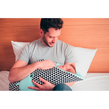 Paturica de infasat multifunctionala cu broderie Crocodil Womar Zaffiro AN-BWZF-05CR