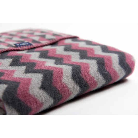 Paturica bebelusi Bumbac Zigzag 75x100 Womar Zaffiro AN-KBZ-01