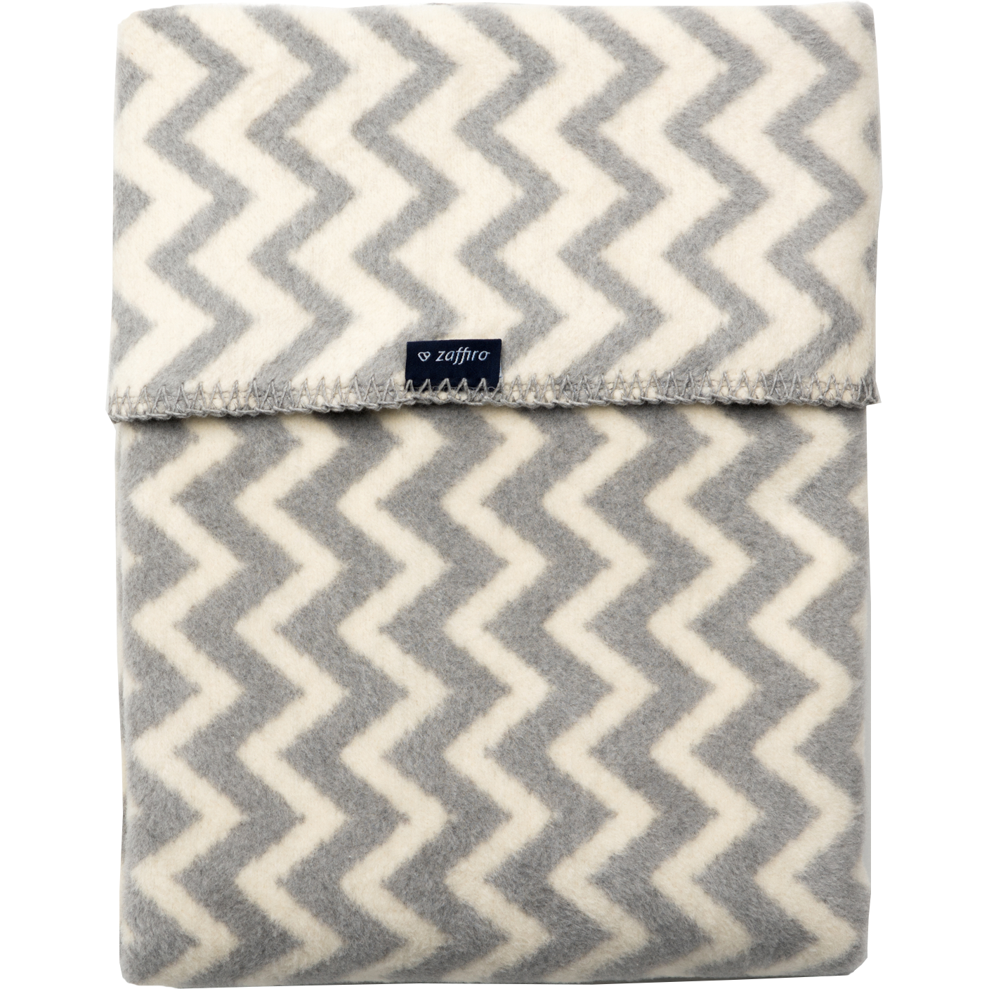 Paturica bebelusi Bumbac Zigzag 75x100 Womar Zaffiro AN-KBZ-01