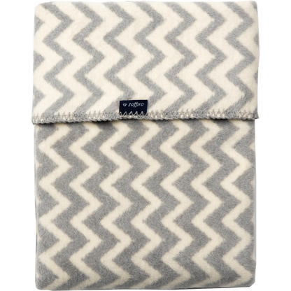 Paturica bebelusi Bumbac Zigzag 75x100 Womar Zaffiro AN-KBZ-01