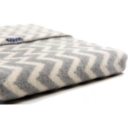 Paturica bebelusi Bumbac Zigzag 75x100 Womar Zaffiro AN-KBZ-01