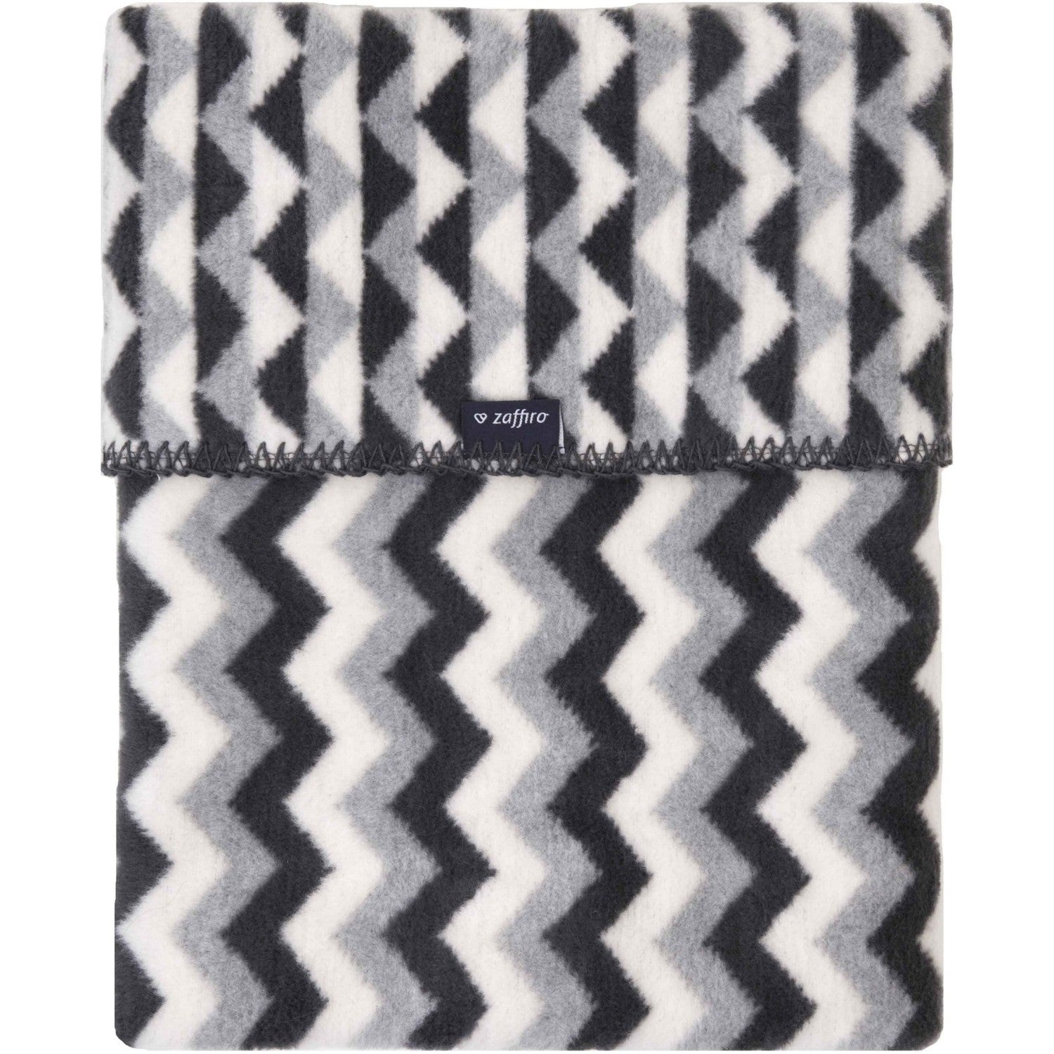 Paturica bebelusi Bumbac Zigzag 75x100 Womar Zaffiro AN-KBZ-01