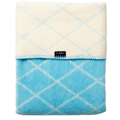 Paturica bebelusi Bumbac Romburi 75x100 Womar Zaffiro AN-KBR-01