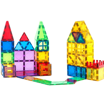 Set de constructie magnetic 3D - 120 piese