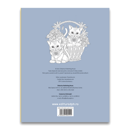 Colorez pisici - carte de colorat