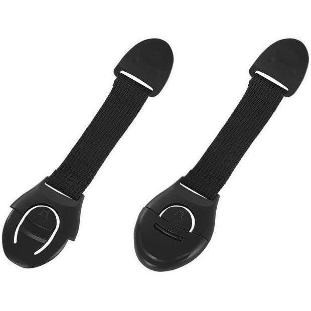 Set sisteme siguranta flexibile textile pentru usi si sertare 10 buc Iso Trade MY6650