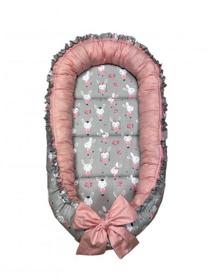 Cuib-Baby Nest My Kids Bunny Gray