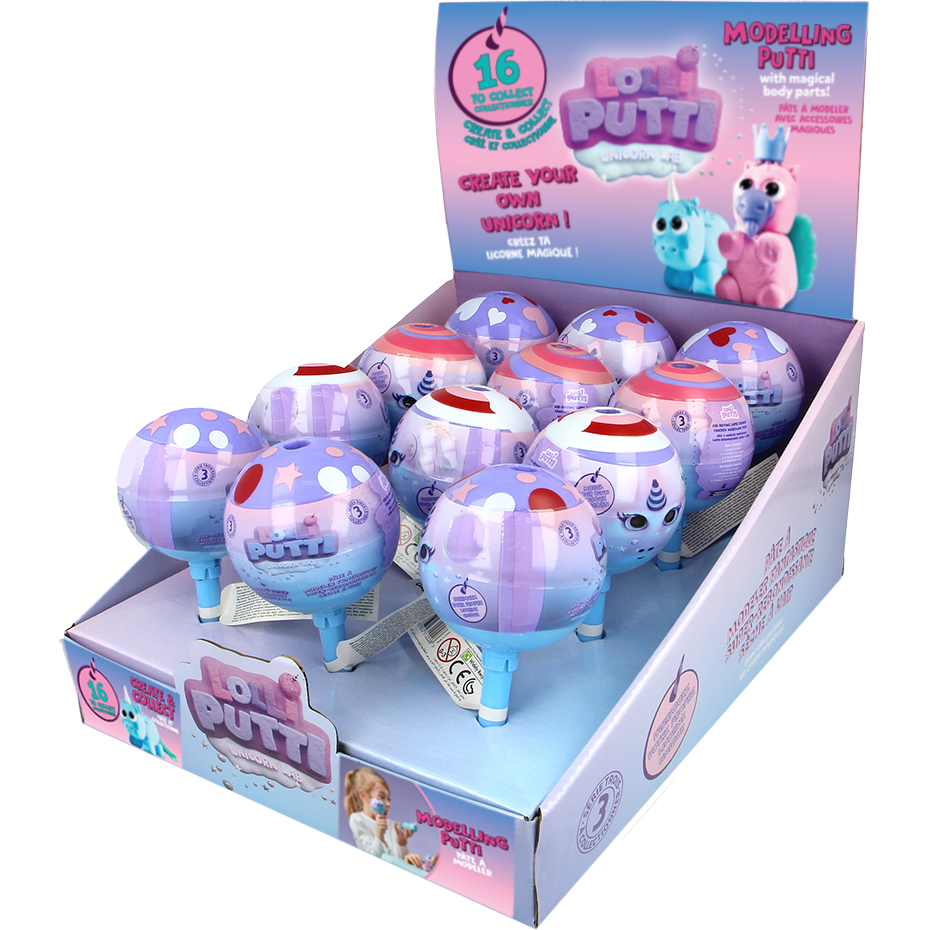 Spuma de modelat LOLLIPUTTI Fabrica de Unicorni Keycraft KCNV387