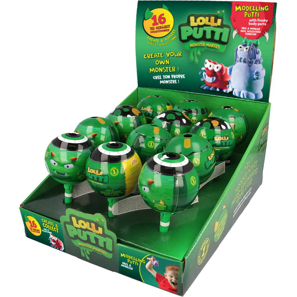 Spuma de modelat LOLLIPUTTI Fabrica de Monstruleti Keycraft KCNV386