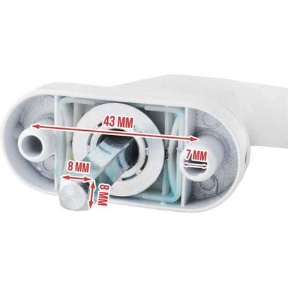 Maner de siguranta pentru geam cu cheie Malatec MY6824