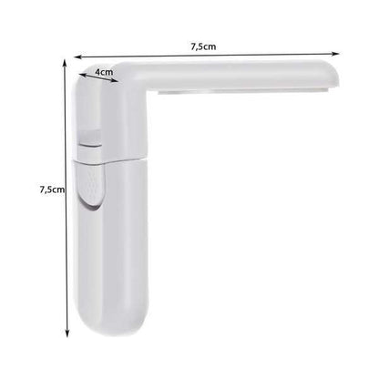 Set 4 sisteme de siguranta pentru sertare si dulapuri, 7.5x4 cm Malatec MY6832