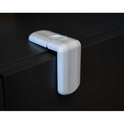 Set 4 sisteme de siguranta pentru sertare si dulapuri, 7.5x4 cm Malatec MY6832