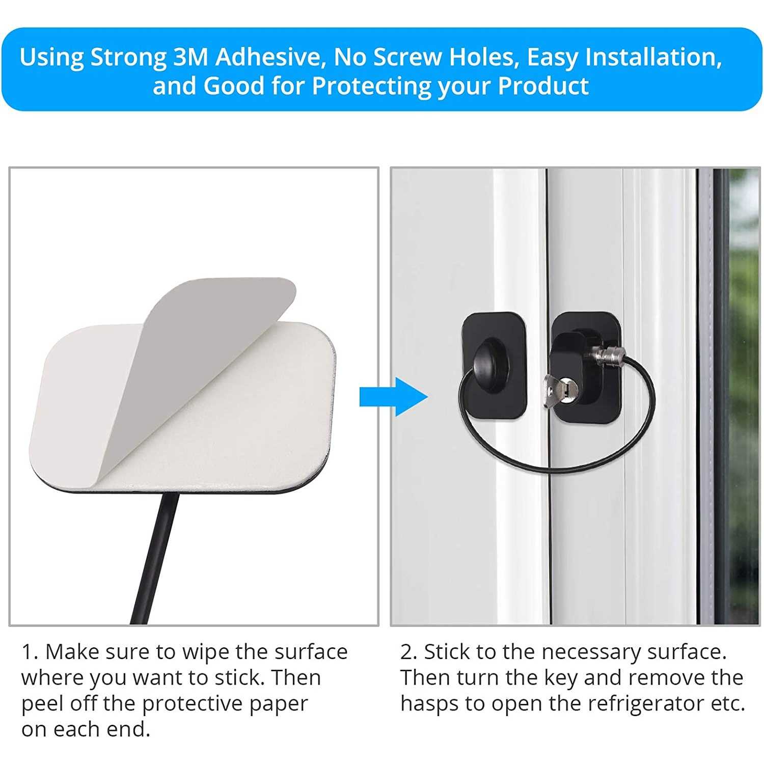 Sistem siguranta pentru geam cu cheie 20 cm Bambinice BN056