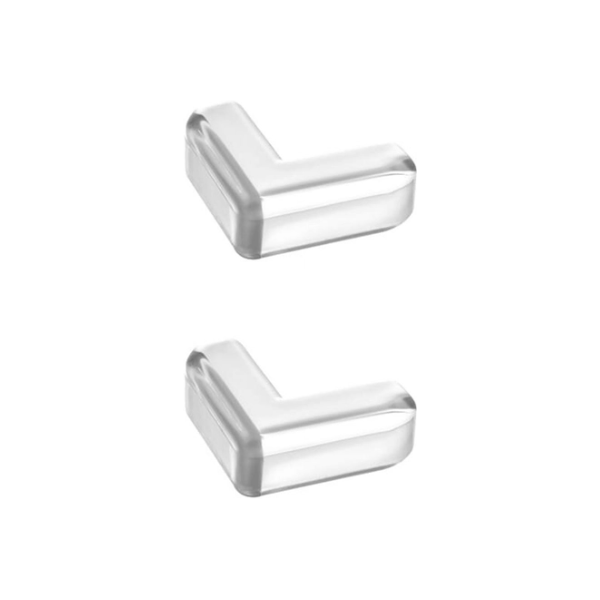 Set 2 aparatori din silicon pentru colturi 4x4x1.5 cm Ikonka IK6861