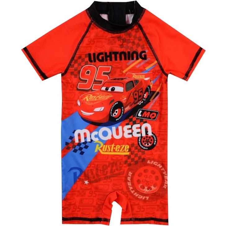 Costum de baie UV cu maneci scurte si fermoar Cars EPLUSM EPMDISC5244A532