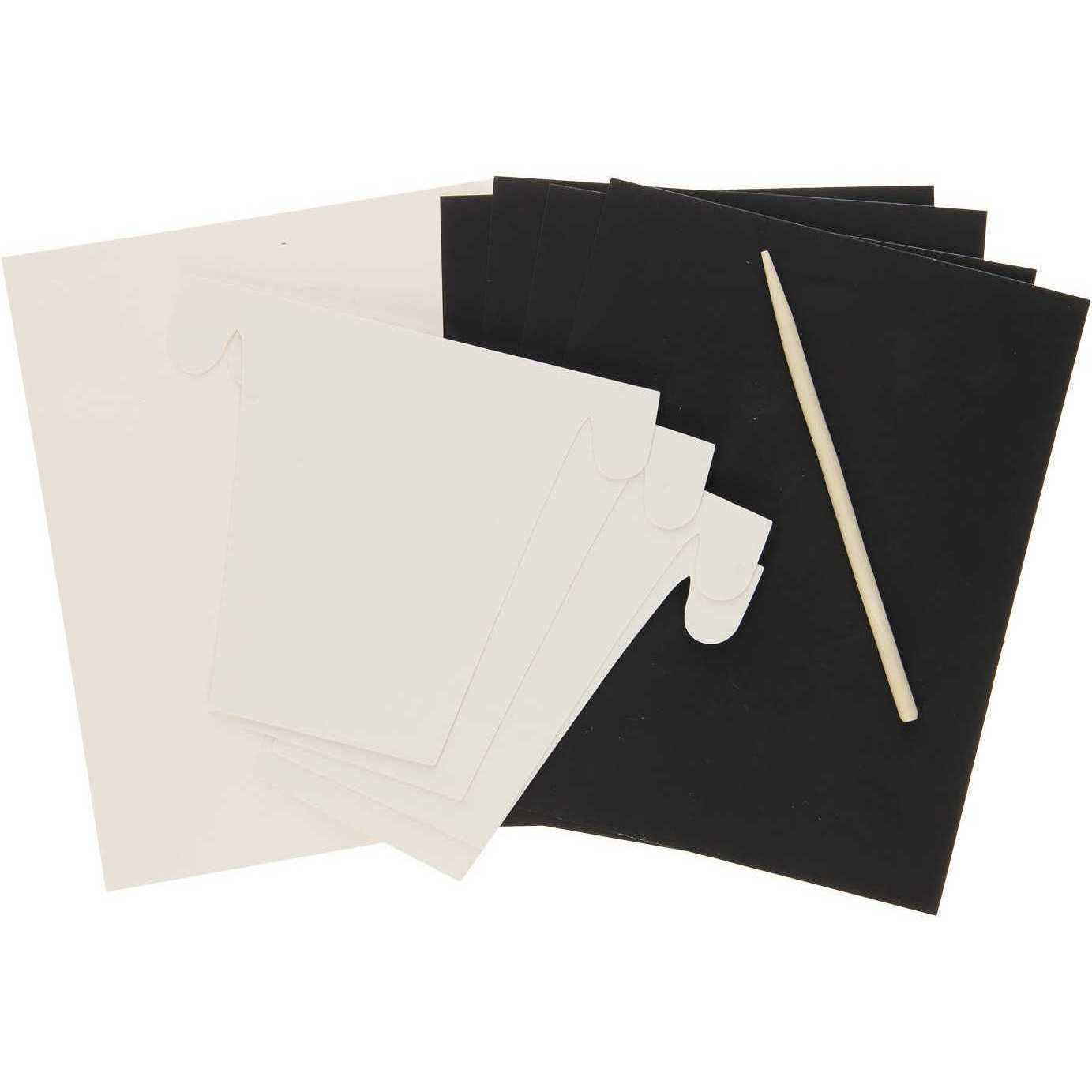 Set fise razuibile Holographic Scratch Art Grafix GR220002