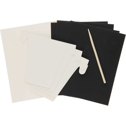 Set fise razuibile Holographic Scratch Art Grafix GR220002