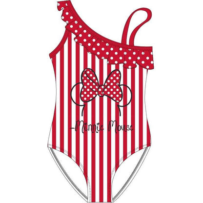 Costum baie intreg Minnie cu volane pe un umar EPLUSM EPMDISMF52449400