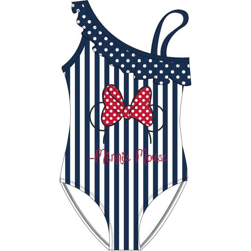 Costum baie intreg Minnie cu volane pe un umar EPLUSM EPMDISMF52449400