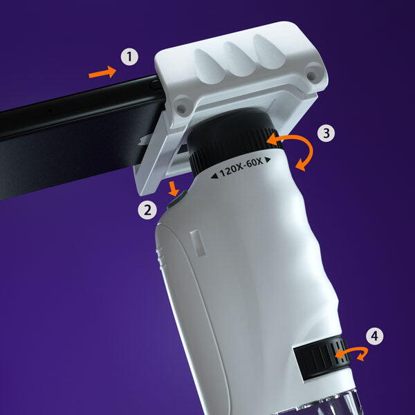 Setul micutului explorator - Microscop portabil