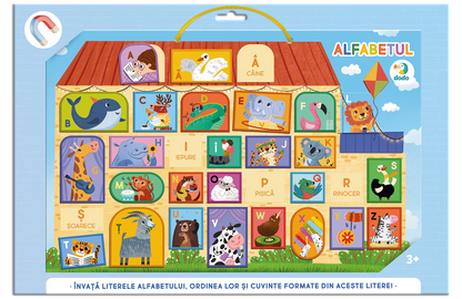 Tablita magnetica cu alfabetul ( limba romana)