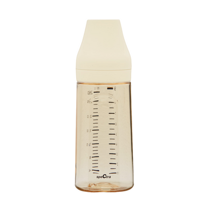 Biberon anticolici premium cu tetina L, galben (260 ml)