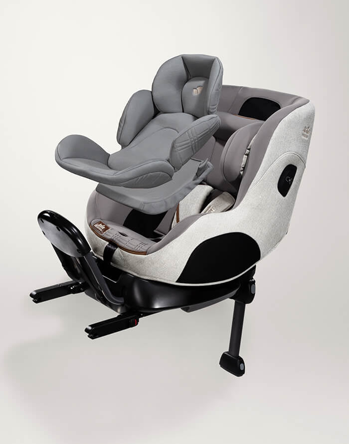 Joie - Scaun auto i-Size i-Prodigi Signature Oyster, 40-125 cm, testat PLUS si certificat R129